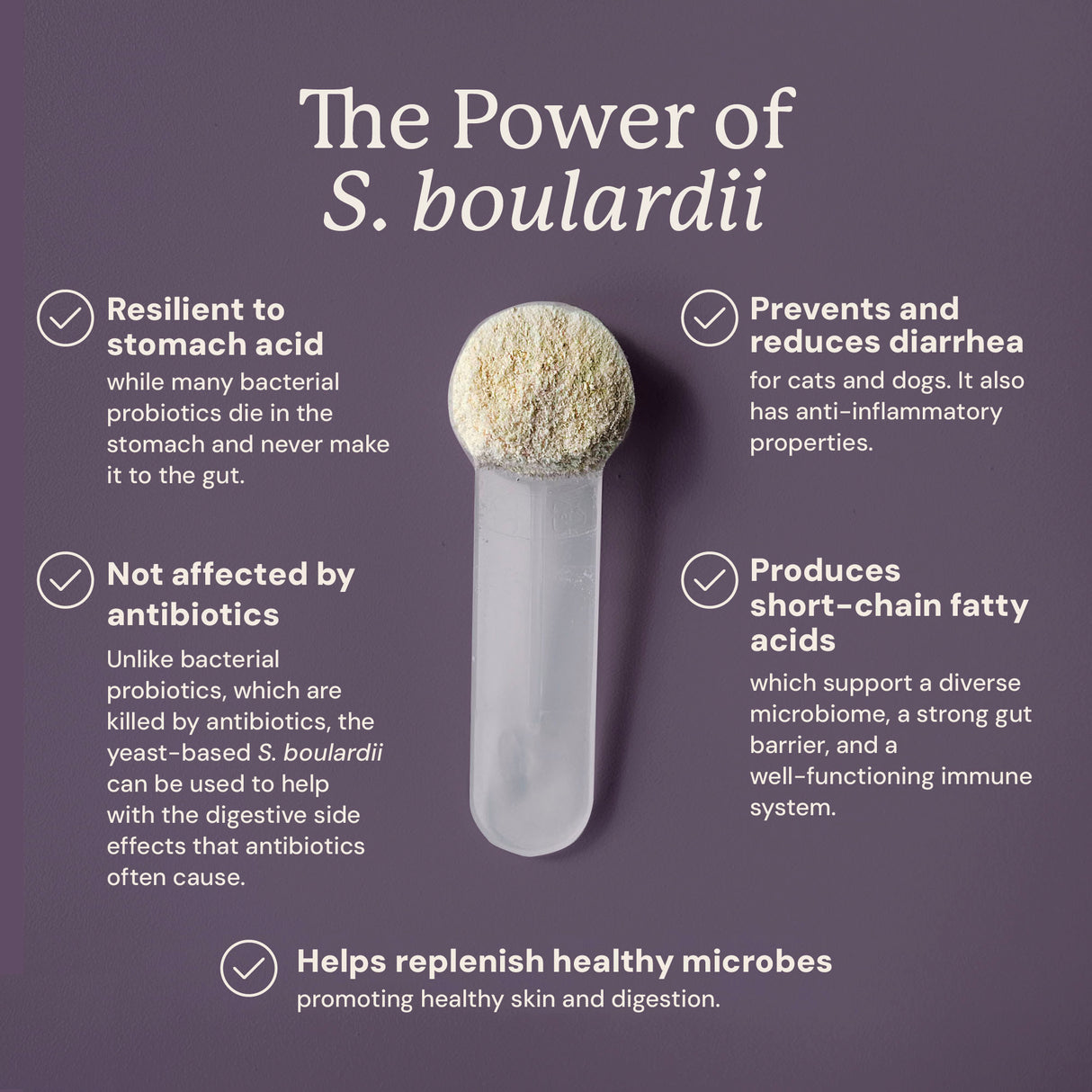 S. boulardii + FOS Powder for Cats and Dogs