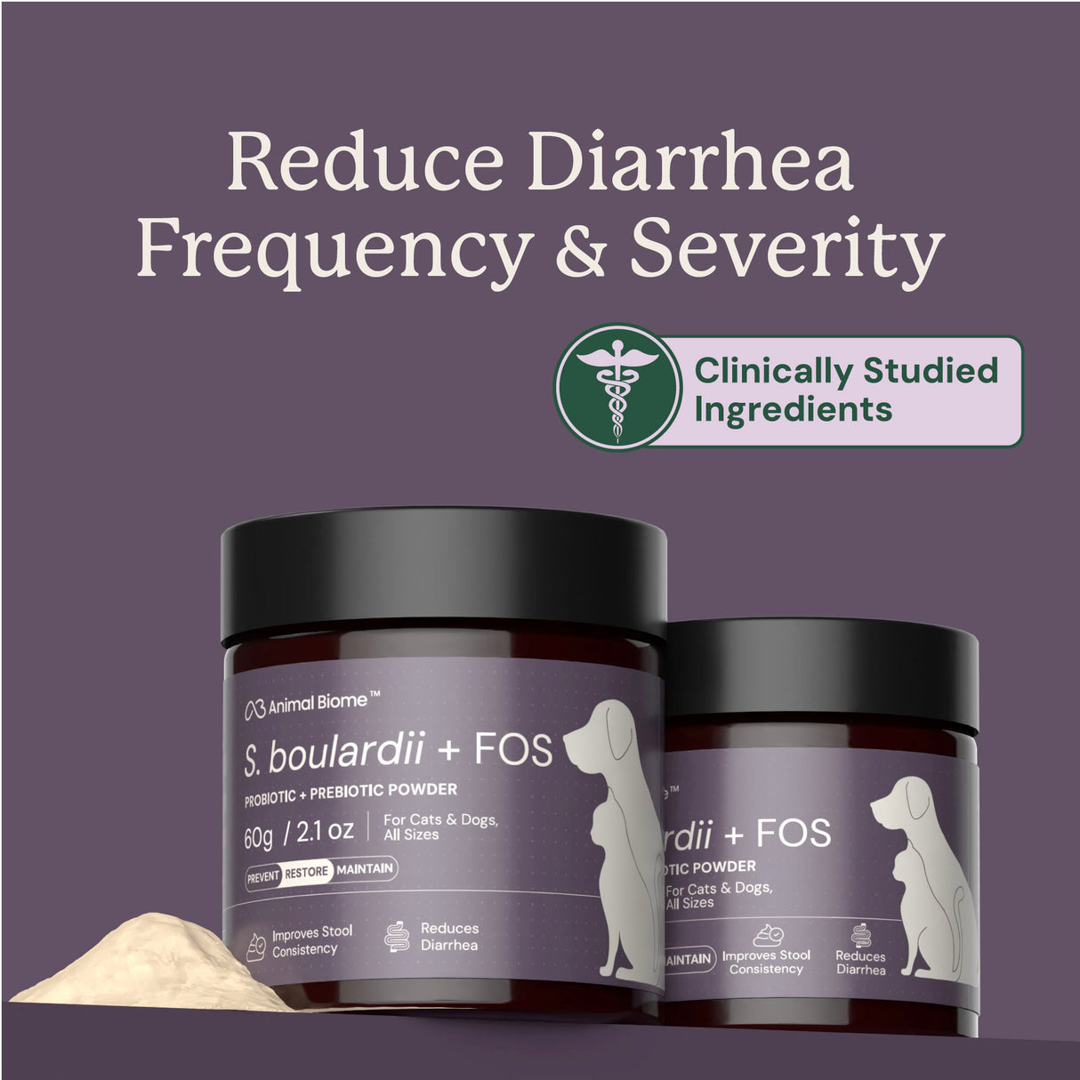 S. boulardii + FOS Powder for Cats and Dogs
