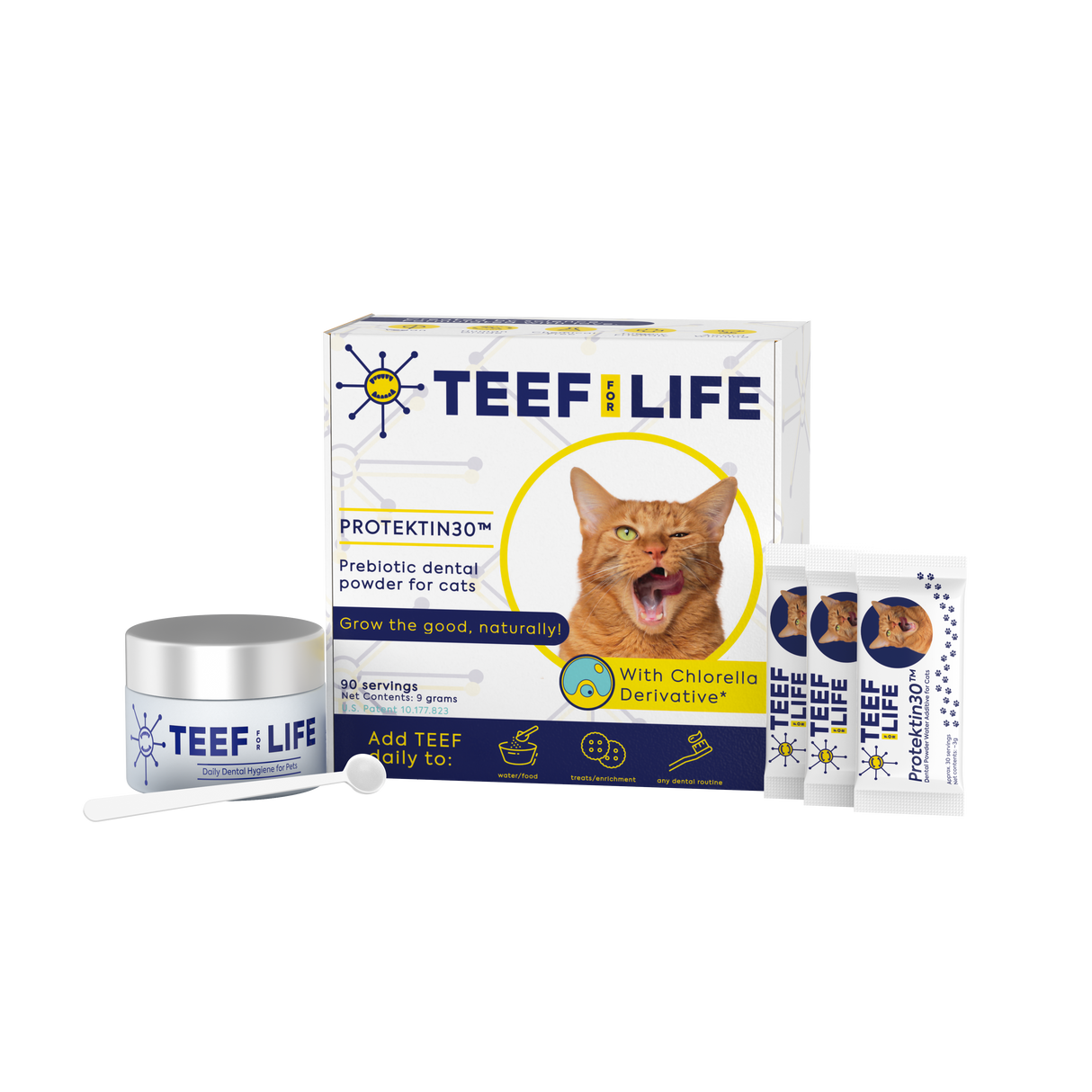 TEEF for Life: Protektin30™ for Cats (90-day supply)