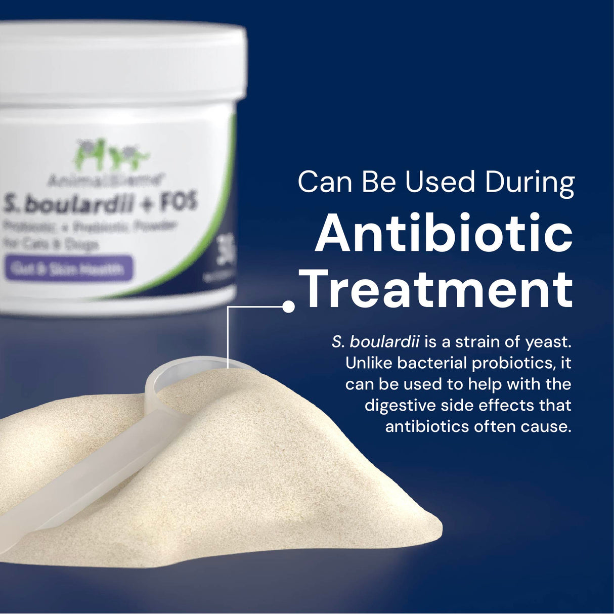 S. boulardii + FOS Powder for Cats and Dogs